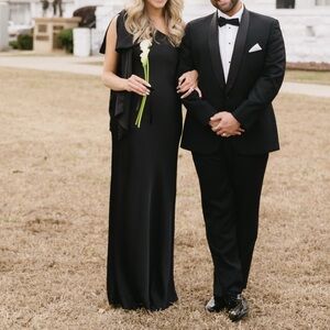 Azazie Black One Shoulder Dress